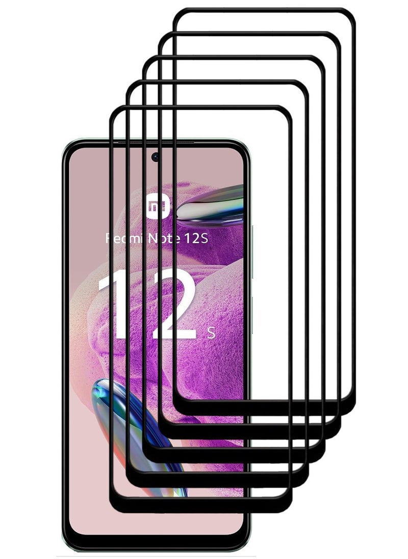 ACLIX 5 Pieces Antistatic ESD Dustproof Premium Quality High Definition Tempered Glass Screen Protector Designed For Xiaomi Redmi Note12S - Image 1