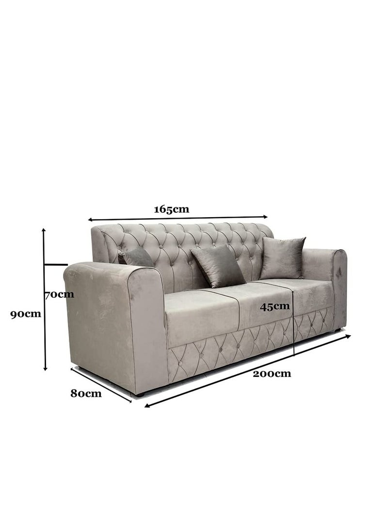 كرنك طقم أرائك فاخر من الكرنك بتصميم عصري مزود بمسند ظهر قابل للتعديل طقم أريكة لغرفة المعيشة مكون من 5 مقاعد - Image 4