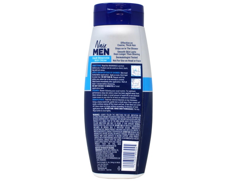 Nair Hair Remover for Men Hair Remover Body Cream, 12 oz (2-Pack) - Image 5