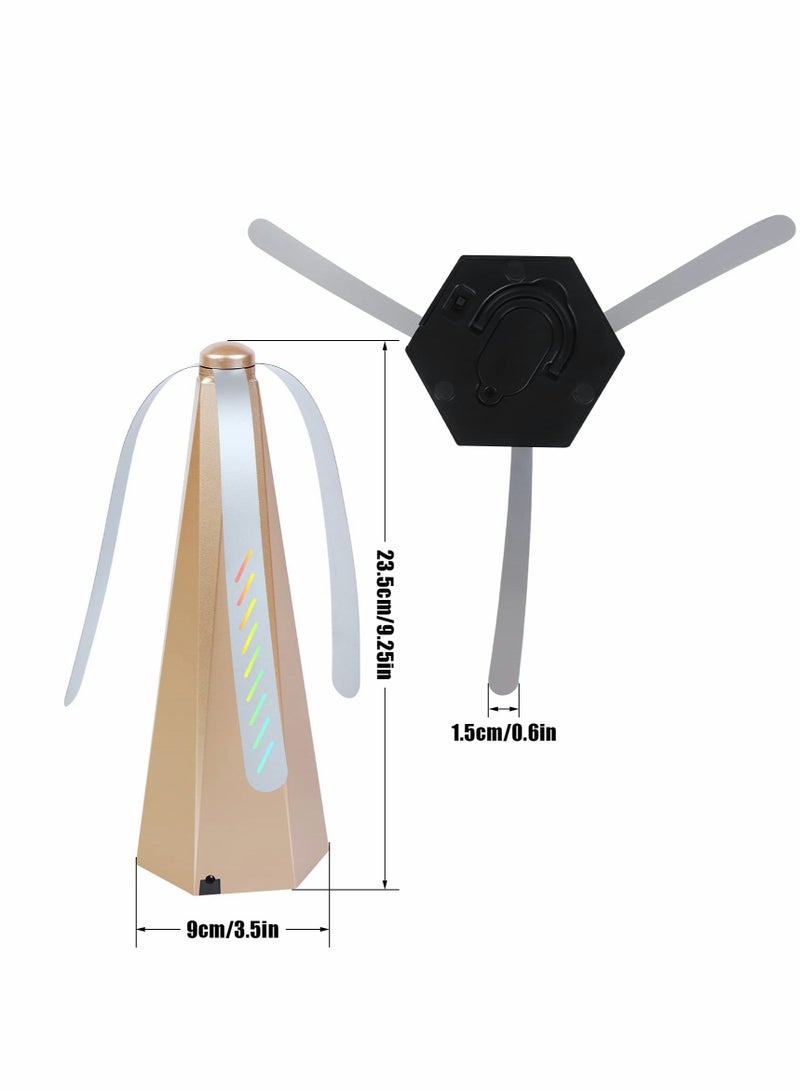 Excefore Fly Fan for Tables Indoor Outdoor Meal, Portable Table Fly Fan Keep for Your Food Clean Fly Deterrent Fan for Indoor Outdoor Meal Food Fly Fans Keep Flies Away from Your Food and Your Family - Image 2