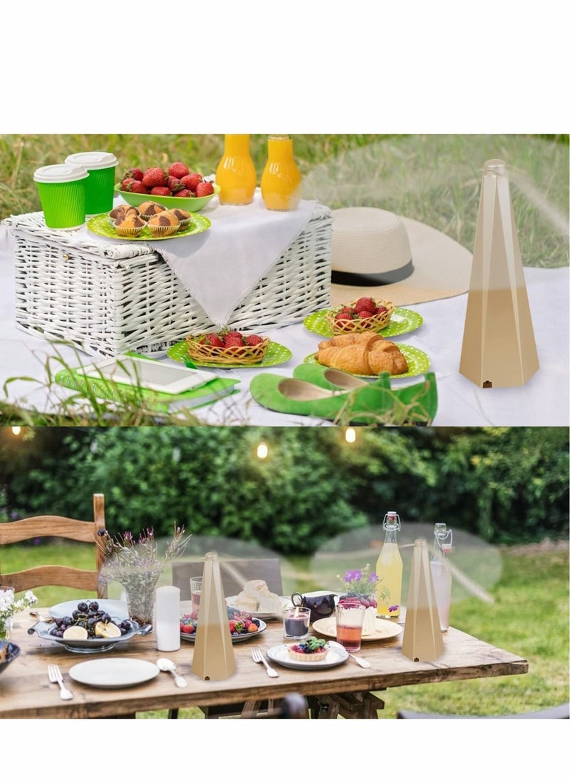 Excefore Fly Fan for Tables Indoor Outdoor Meal, Portable Table Fly Fan Keep for Your Food Clean Fly Deterrent Fan for Indoor Outdoor Meal Food Fly Fans Keep Flies Away from Your Food and Your Family - Image 5
