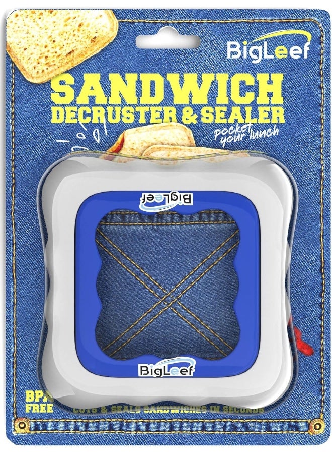 Bigleef Uncrustable Sandwich Cutter And Sealer - Pbj Sandwich Cutter For Kids Lunch - Make And Freeze Diy Pocket Minis - Homemade Uncrustables Sandwich Maker - Sandwich Sealer Decruster Cookie Cutters  - Image 2