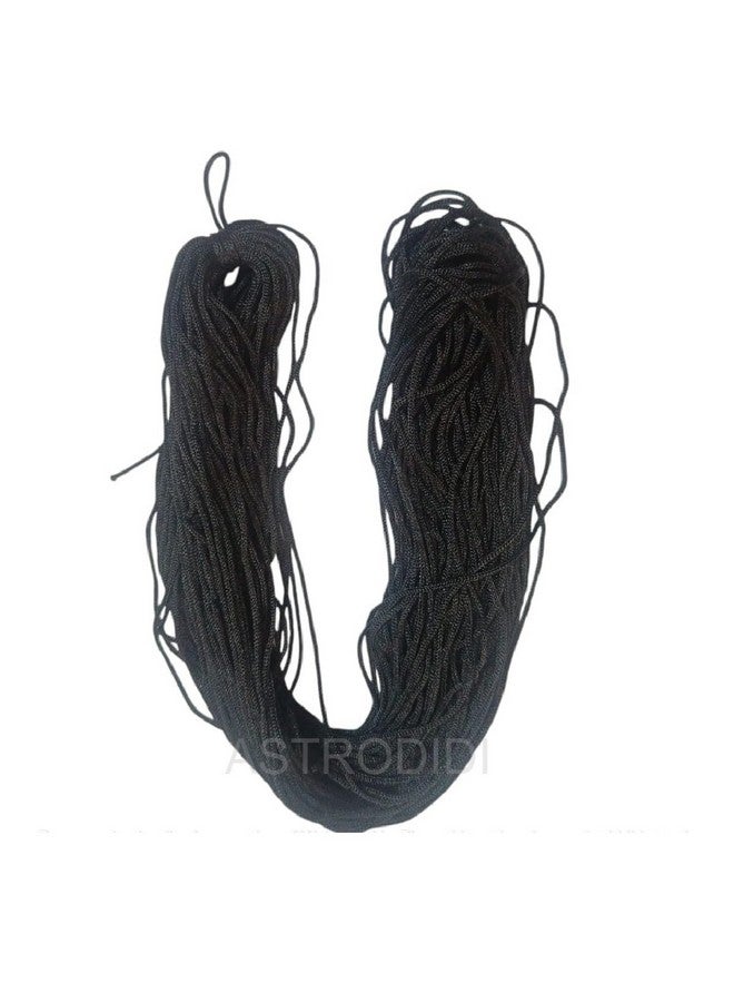 ASTRODIDI Religious Black Sacred Thread Kala Silk Dhaga Raksha Sutra | Kale Color ka Dhaga Perfect For Puja and Religious Purpose and Bracelet Jewelery Making, Arts And Crafts Etc (Lengh Approx 30 Meter) - Image 3