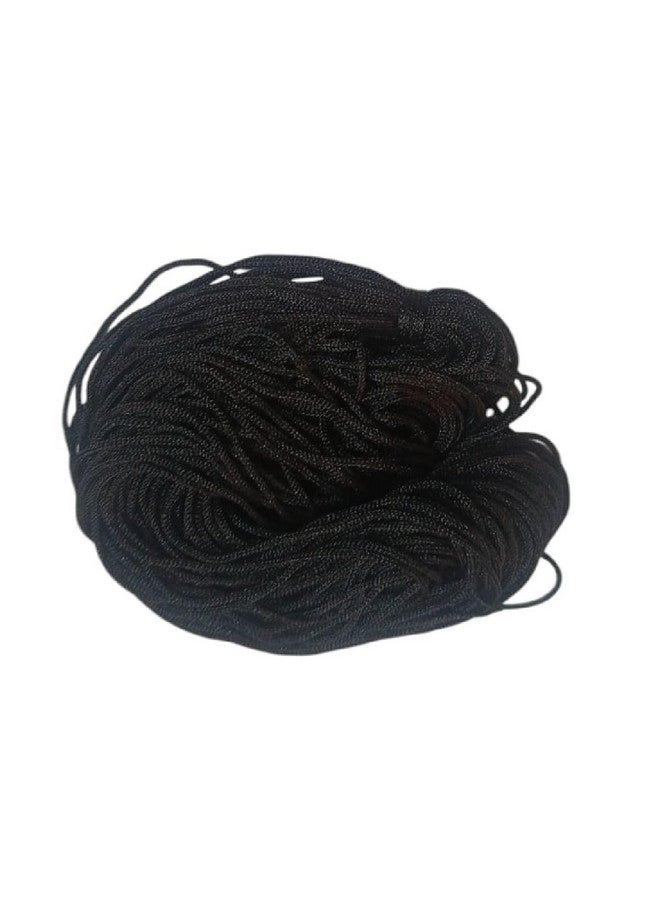 ASTRODIDI Religious Black Sacred Thread Kala Silk Dhaga Raksha Sutra | Kale Color ka Dhaga Perfect For Puja and Religious Purpose and Bracelet Jewelery Making, Arts And Crafts Etc (Lengh Approx 30 Meter) - Image 1
