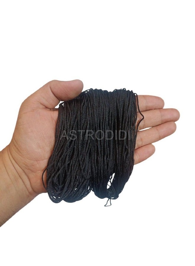 ASTRODIDI Religious Black Sacred Thread Kala Silk Dhaga Raksha Sutra | Kale Color ka Dhaga Perfect For Puja and Religious Purpose and Bracelet Jewelery Making, Arts And Crafts Etc (Lengh Approx 30 Meter) - Image 5