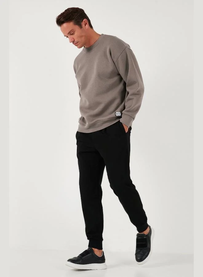 Buratti Buratti Regular Fit Crew Neck Cotton Furry Soft Raised Sweat Men's SWEAT 5905255