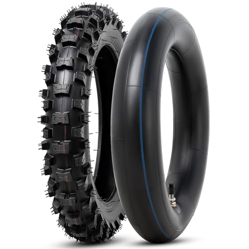 PaoWin 2.50-10 4PR TT 33J Off Road Mini Dirt Bike Front/Rear Tire and Inner Tube Compatible with 2.5-10 Off Road Dirt Bike Pit Bike/Motorcycle Tire (P-279) - Image 1