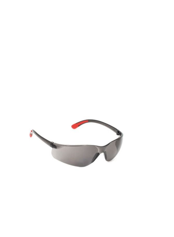 نظارات أمان مضادة للخدش مع حماية من الأشعة فوق البنفسجية باللون الأسود مقاس مجاني