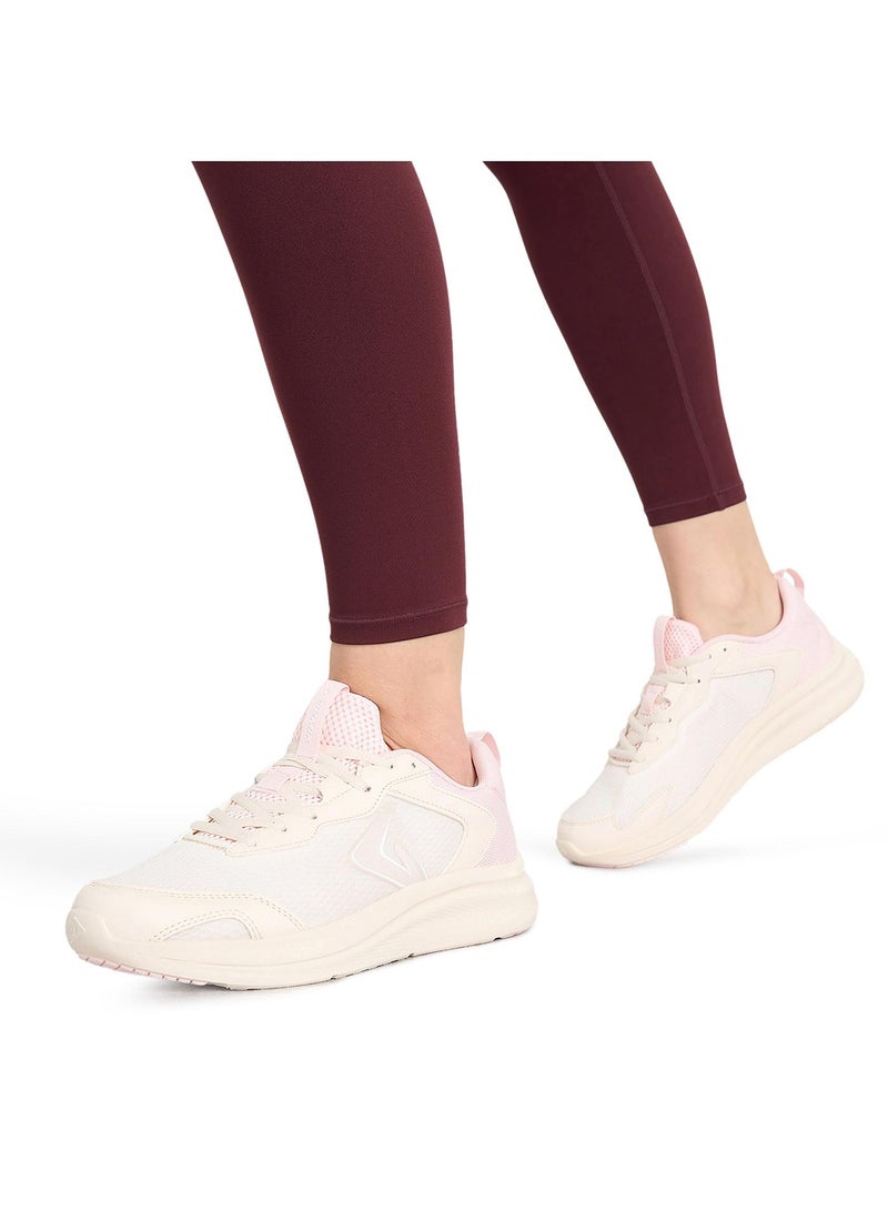Demix Women's Running Sport Shoes – Light Beige Lightweight Sneakers with Breathable Upper, Durable Outsole and Comfortable Cushioning - Image 2