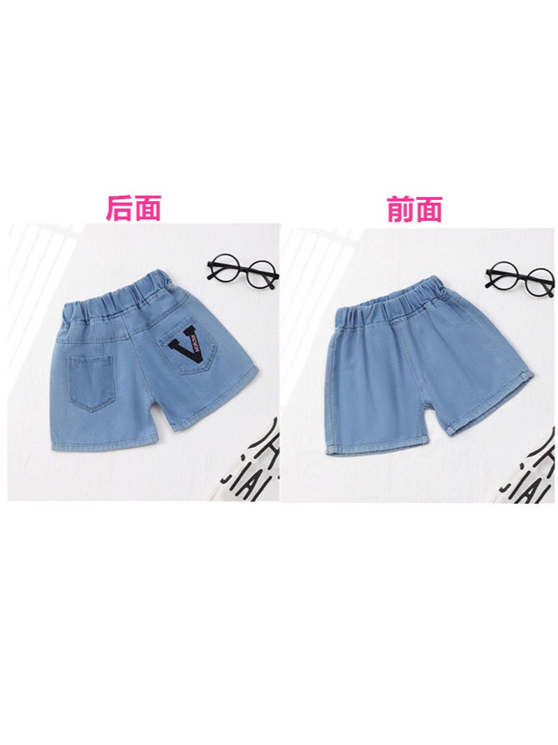 Children'S Shorts Manufacturers Girls' Jeans New Children'S Clothing Jeans Baby Shorts Summer - Image 5