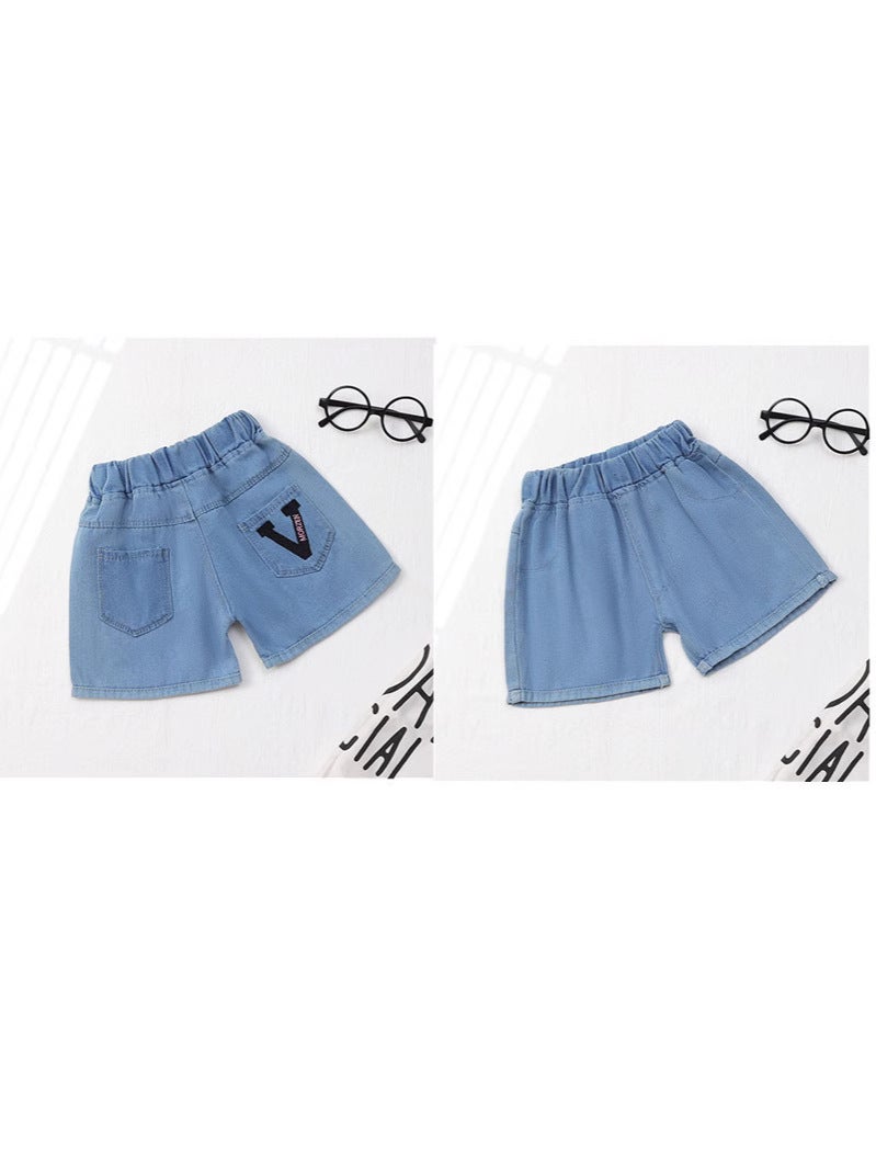 Children'S Shorts Manufacturers Girls' Jeans New Children'S Clothing Jeans Baby Shorts Summer - Image 4