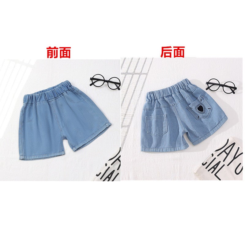 Children'S Shorts Manufacturers Girls' Jeans New Children'S Clothing Jeans Baby Shorts Summer - Image 1