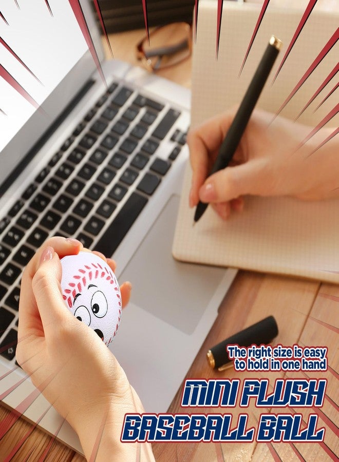 Arrowbash 24 Pcs Mini Face Baseball Stress Balls for Boys Girls Fidget Toys Bulk Foam Balls for Stress and Anxiety Relief Balls for Party Favors Birthday Gift Decoration - Image 5