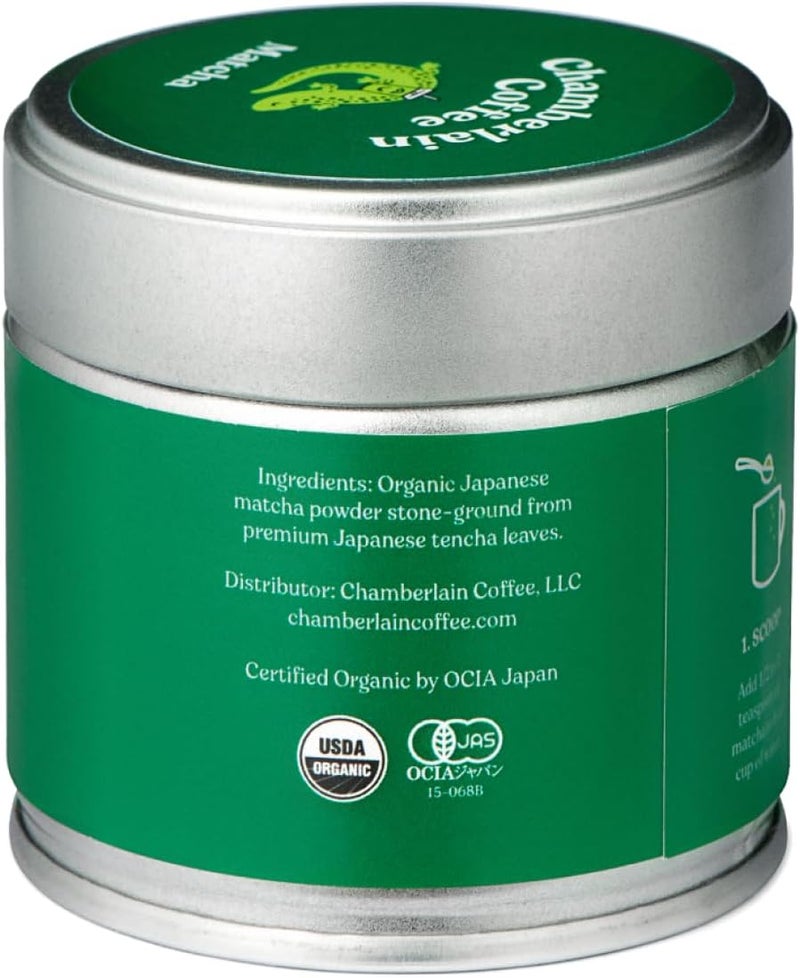 Chamberlain Coffee Ceremonial Matcha Green Tea Powder - Image 3
