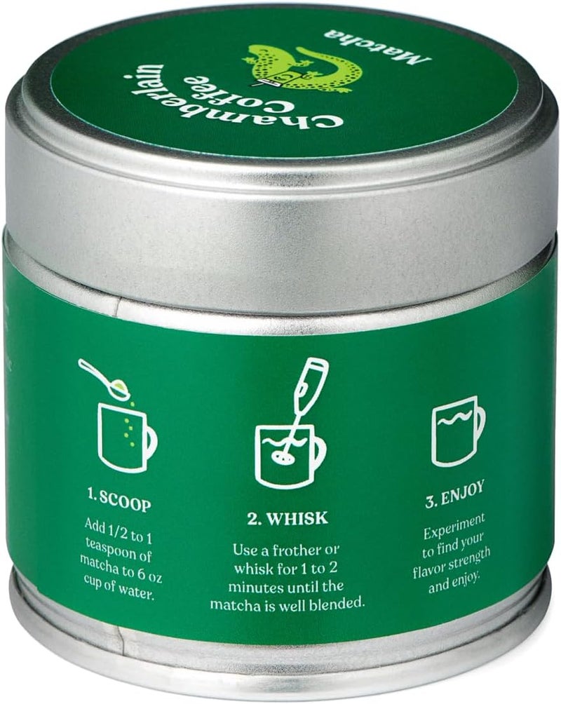Chamberlain Coffee Ceremonial Matcha Green Tea Powder - Image 2