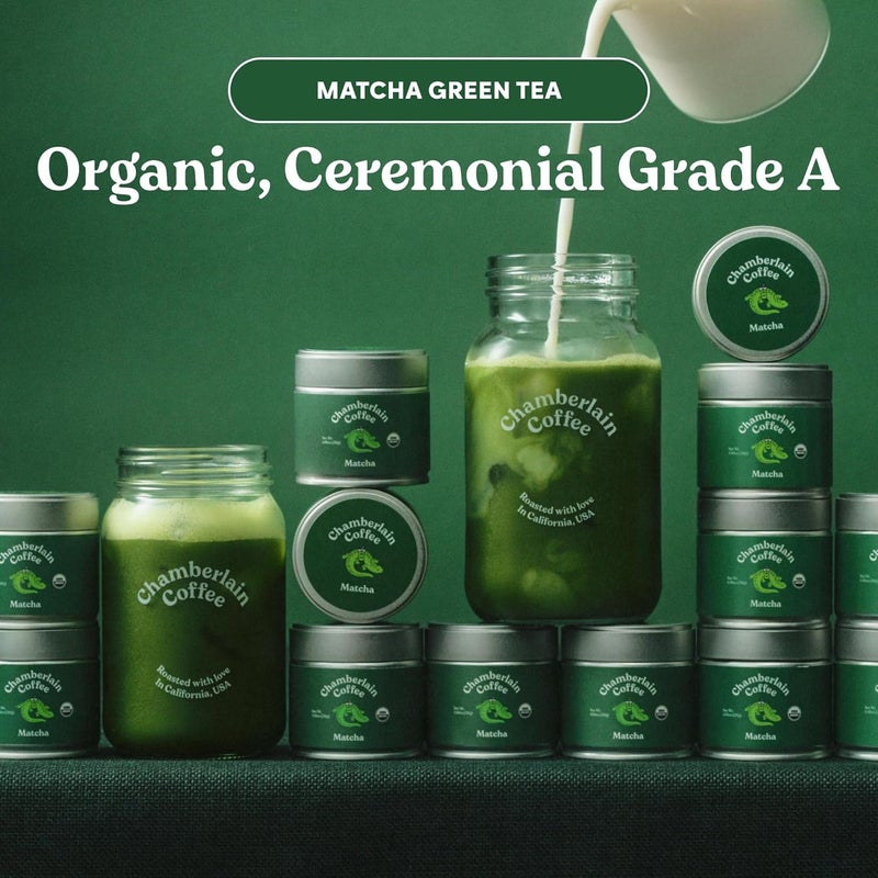 Chamberlain Coffee Ceremonial Matcha Green Tea Powder - Image 4
