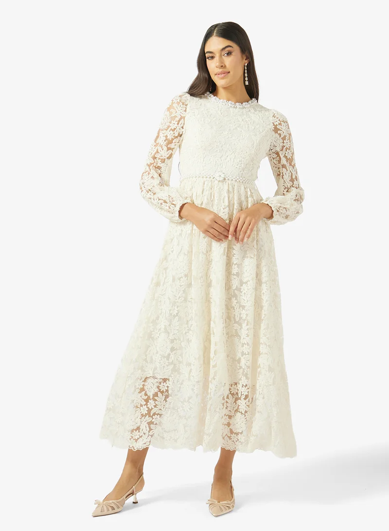 خزانة Lace A-line Dress