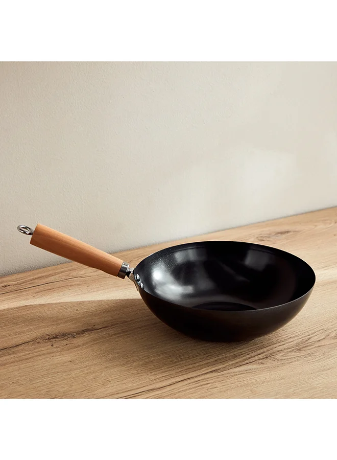 Home Box La Natura Carbon Steel Wok 47 x 8 x 28