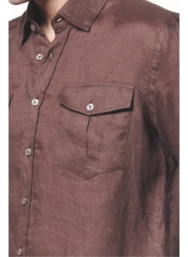Liwali  100% Linen Double Pocket Shirt. for Men | Best Price UAE