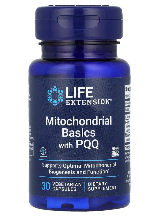 Mitochondrial Basics with PQQ 30 Vegetarian Capsules