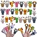 XIPEGPA 24 PCS Finger Puppets Set Mini Stuffed Animals Finger Puppet Toys for Storytelling Playing Teaching Shows Playtime Schools Birthday Party Gift Favor Supplies - Image 2