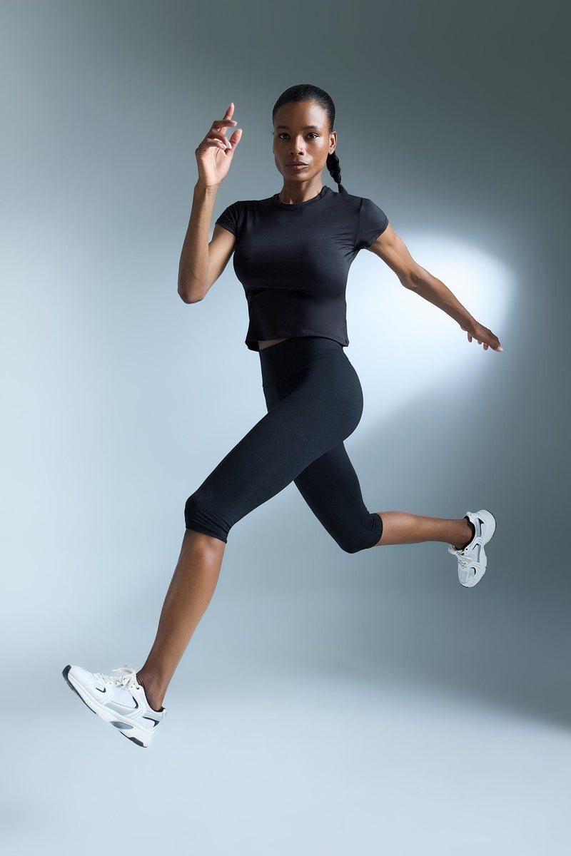 DeFacto Black Woman DeFactoFit Sports Leggings Casual - Image 2
