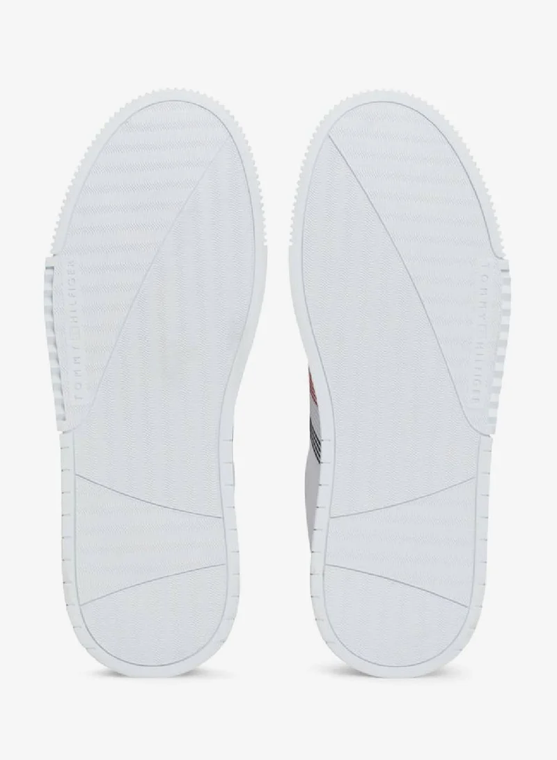 Tommy Hilfiger White Supercup Seasonal Sneakers for Men | Best Price UAE