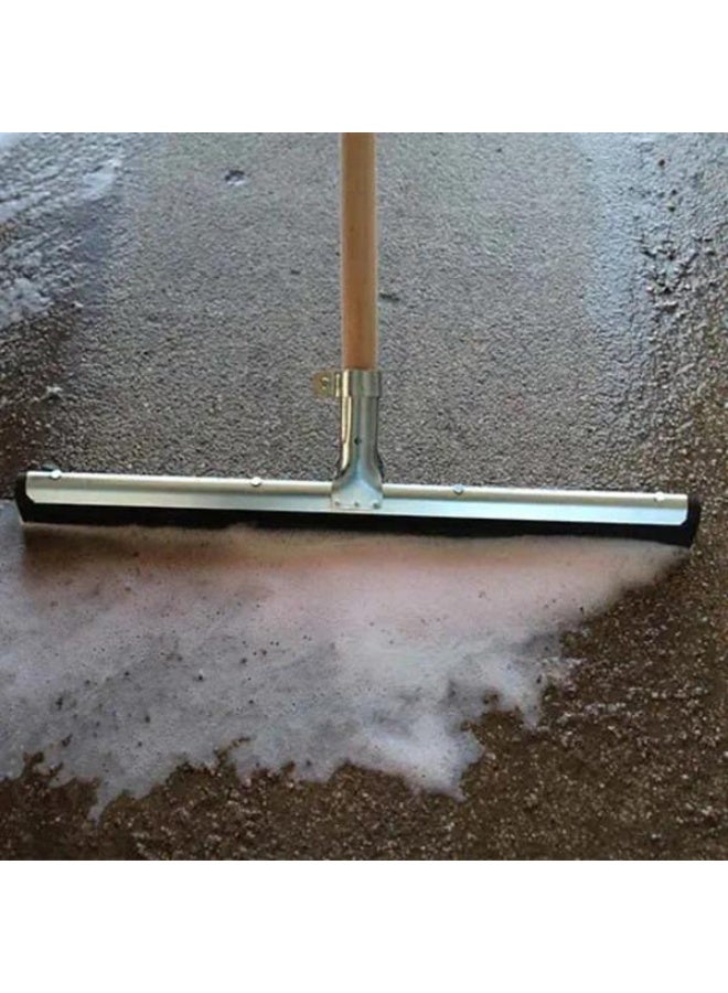ETTORE Wipe and Dry Lightweight and Durable Floor Squeegee Silver and Black 22inch - Image 3