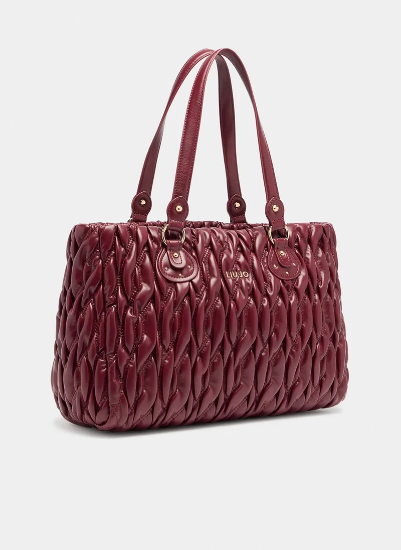 ليو جو حقيبة تسوق مبطنة