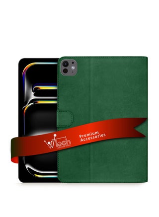 PU Leather Magnetic Closure Flip Case Cover For Apple iPad Pro 13 5G 2024 (7th Generation) 13 Inch Dark Green - pzsku/ZEC3ECC0CB3EDB8C6F7D7Z/45/_/1717558471/725cb0ee-784f-4adc-90de-05a9d21d2948