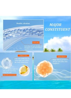 Generic Hyaluronic Sunscreen, Sunscreen SPF 50+, Sun Cream For High Sun Protection, Ultra Light UV Protetion Suncream, Long-sting Anti-Sweat, Anti-Eye Stinging, Sensitive Skin, Travel Size 50g  - Image 2