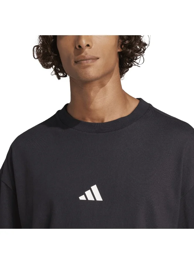 adidas تيشيرت تدريب رجالي أسود M Fi Sl T مقاس XS