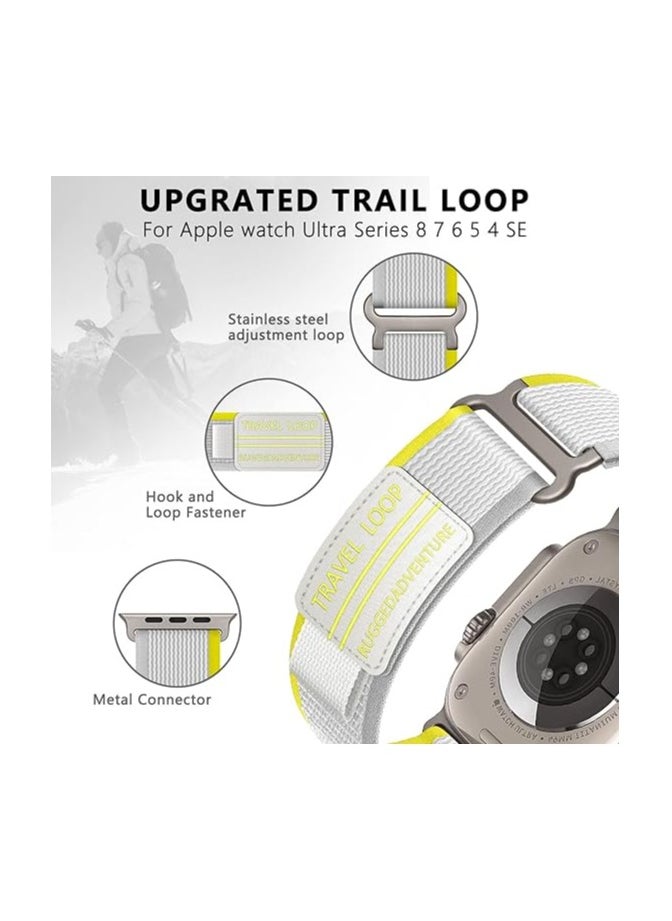 Generic - Trail Loop Strap for Apple Watch Ultra Band 49mm 44mm 42mm iWatch Ultra Band Men Women, Rugged Sport Strap Soft Nylon Wristband for iWatch Ultra 2 Bands Series 9 8 7 6 5 4 3 2 1 SE - Image 1