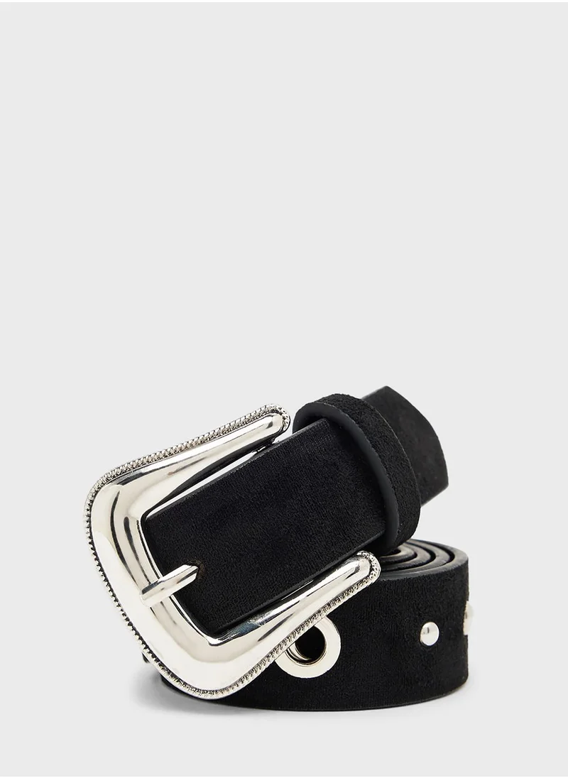 اونلي Betsy Pin Buckle Belt