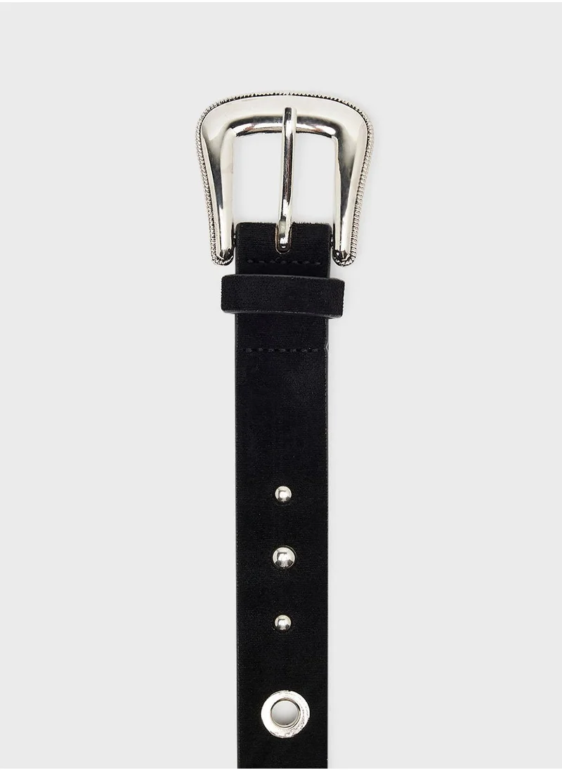 اونلي Betsy Pin Buckle Belt