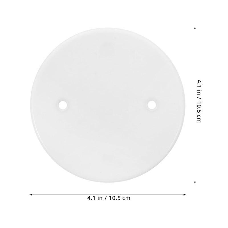 25pcs Round Ceiling Electrical Cover Plates Octagonal Blank Outlet Covers for Wiring Protection Home Office - Image 3