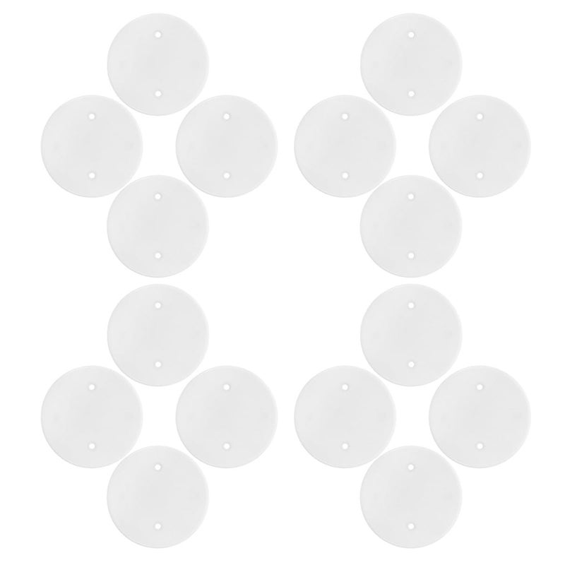 25pcs Round Ceiling Electrical Cover Plates Octagonal Blank Outlet Covers for Wiring Protection Home Office - Image 2