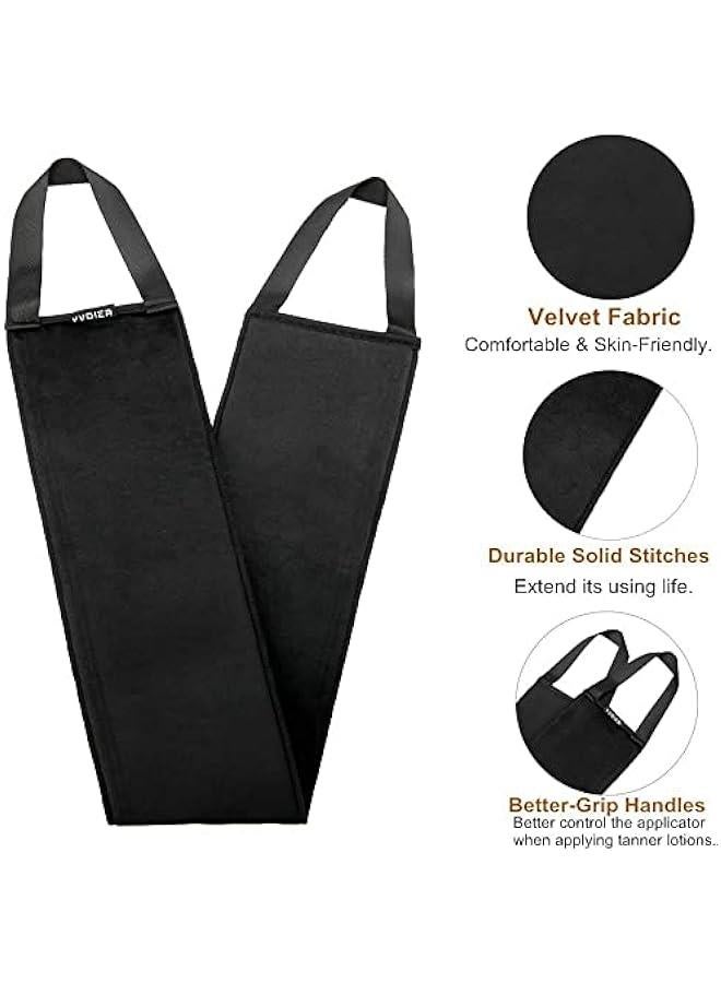 Self Tanning Mitt Applicator Kit 4 in 1 Self Applicator Set with Exfoliating Glove,Tan Mitt Applicator, Tanning Back Lotion Applicators for Your Back,Face Mitt for Tanning Lotion, Spray, Mousse - Image 3