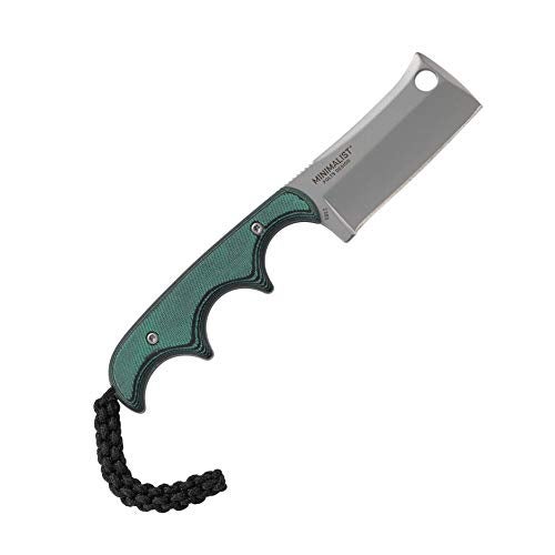CRKT Minimalist Cleaver EDC : Compact Everyday Carry Fixed Blade , Folts Utility Knife with Bead Blast Finish, Resin Infused Fiber Handle, and Sheath 2383 - Image 2