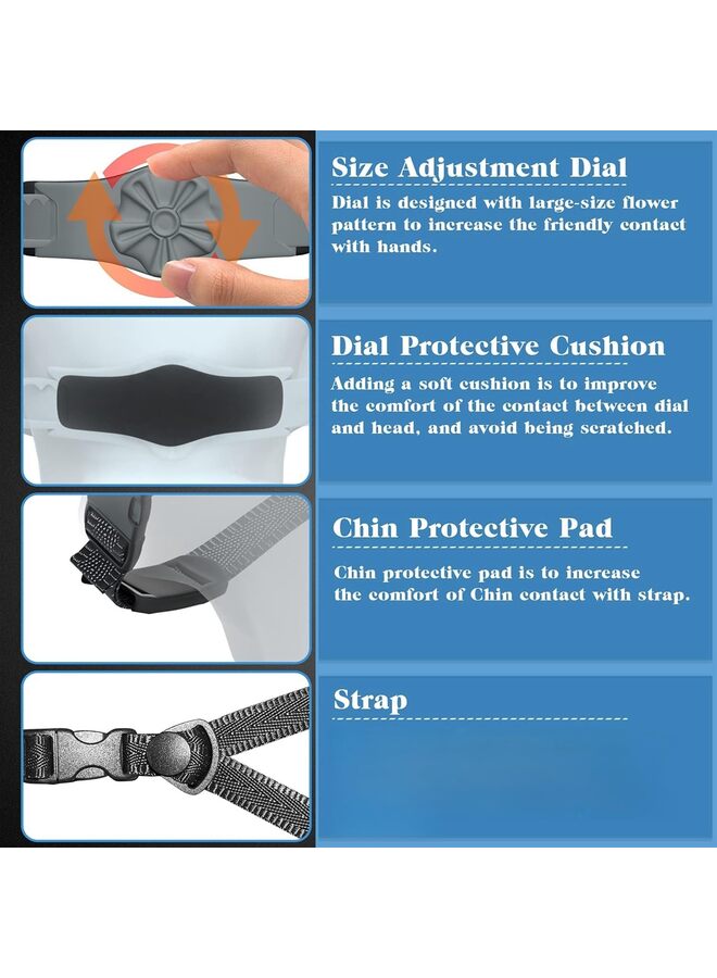 خوذة ركوب الأمواج والتجديف والتجديف بالكاياك والتزلج على الماء والتزلج على الماء في المياه البيضاء (اللون: أبيض) - Image 5