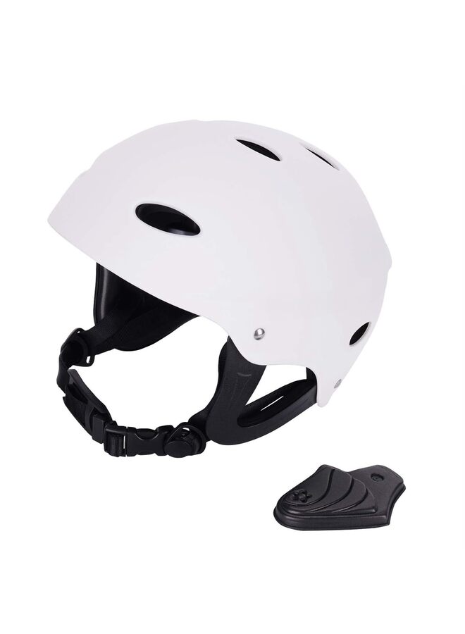 خوذة ركوب الأمواج والتجديف والتجديف بالكاياك والتزلج على الماء والتزلج على الماء في المياه البيضاء (اللون: أبيض) - Image 3