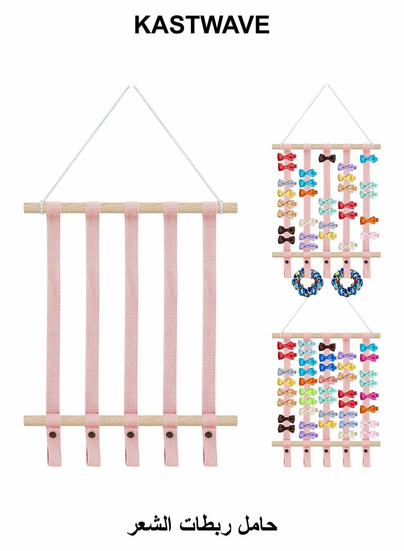 KASTWAVE Hair Bow Holder Organizer for Girls, Headbands Storage Holder Hair Clips Display Organizer(2Pcs) - Image 1