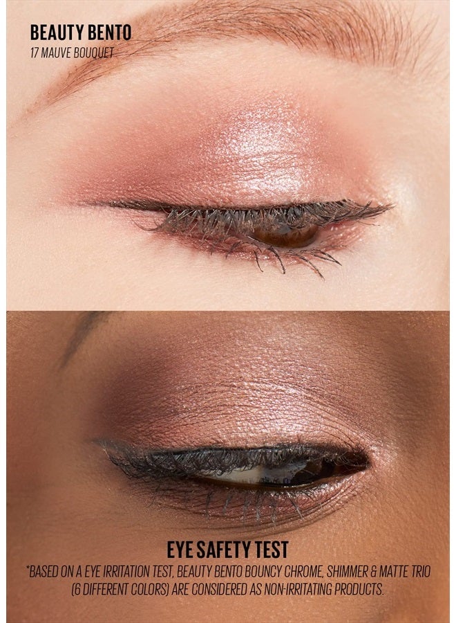 KAJA Eye Bento Collection - Bouncy Eyeshadow Trio | 17 Mauve Bouquet | Mauve Berry Tone | Vegan, Cruelty free - Image 4