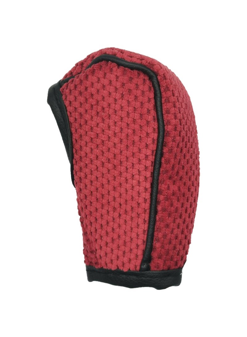 سبايدر واقي ناقل الحركة ذو المقاس العالمي العنكبوتي، غطاء ناقل الحركة الأوتوماتيكي مع مقبض تروس مريح مريح، أحمر، أسود كبير GDT110 - Image 2