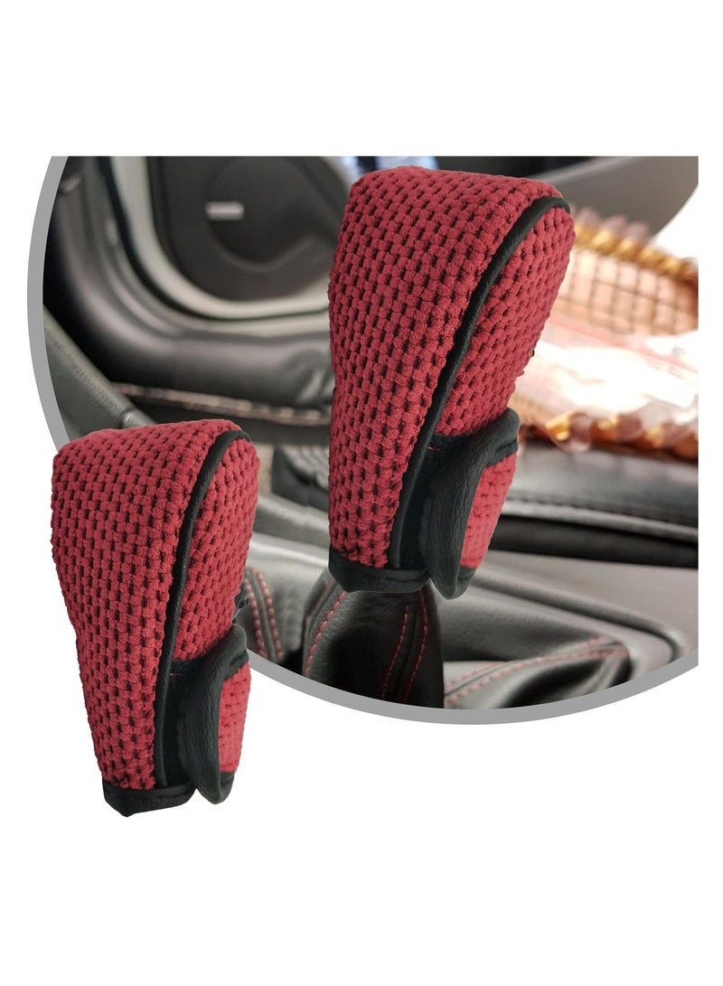 سبايدر واقي ناقل الحركة ذو المقاس العالمي العنكبوتي، غطاء ناقل الحركة الأوتوماتيكي مع مقبض تروس مريح مريح، أحمر، أسود كبير GDT110 - Image 5