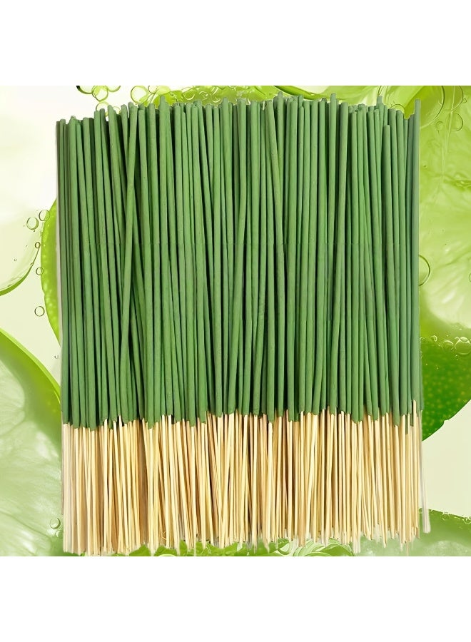 22cm Citronella Lemongrass Bamboo Incense, Outdoor Camping Mosquito Repellent Incense (50 Count in a Transparent Bag)  - Image 2