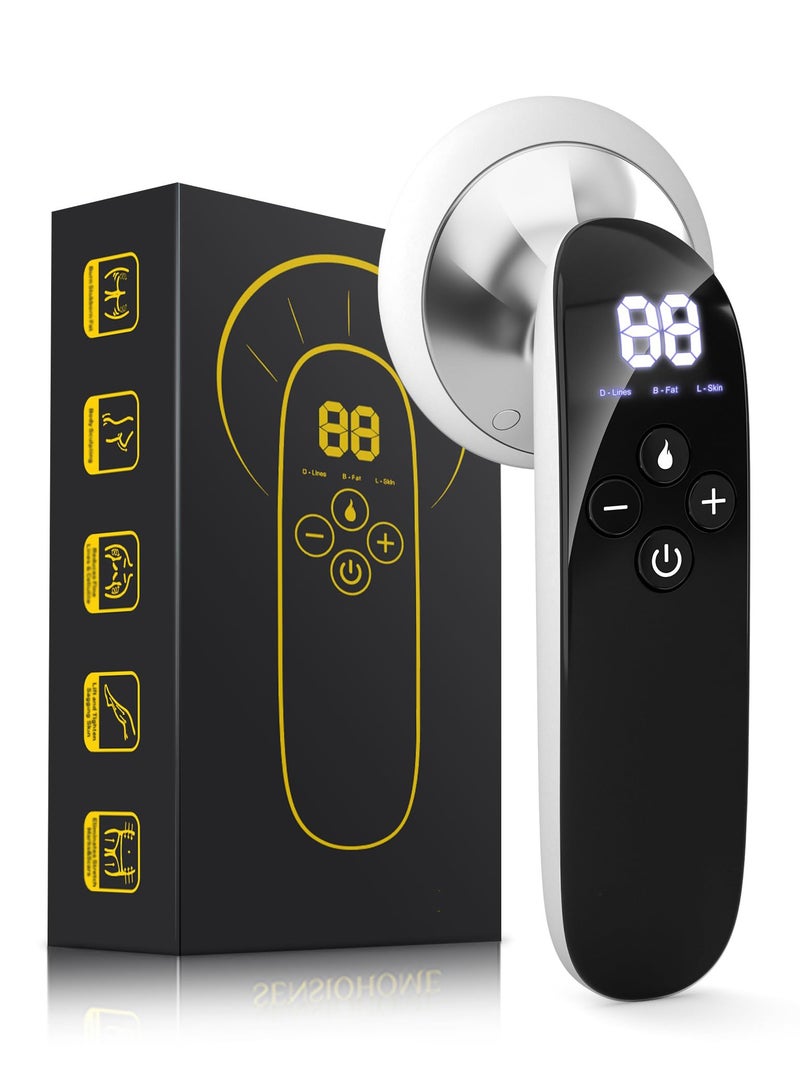 SYOSI Cellulite Massager RF Body Sculpting Machine Handheld Body Massager with 3 modes 10 Levels of Intensity Smart timing Heating function and Ergonomic Design for Belly Neck Leg HipArm RF and EMS - Image 1