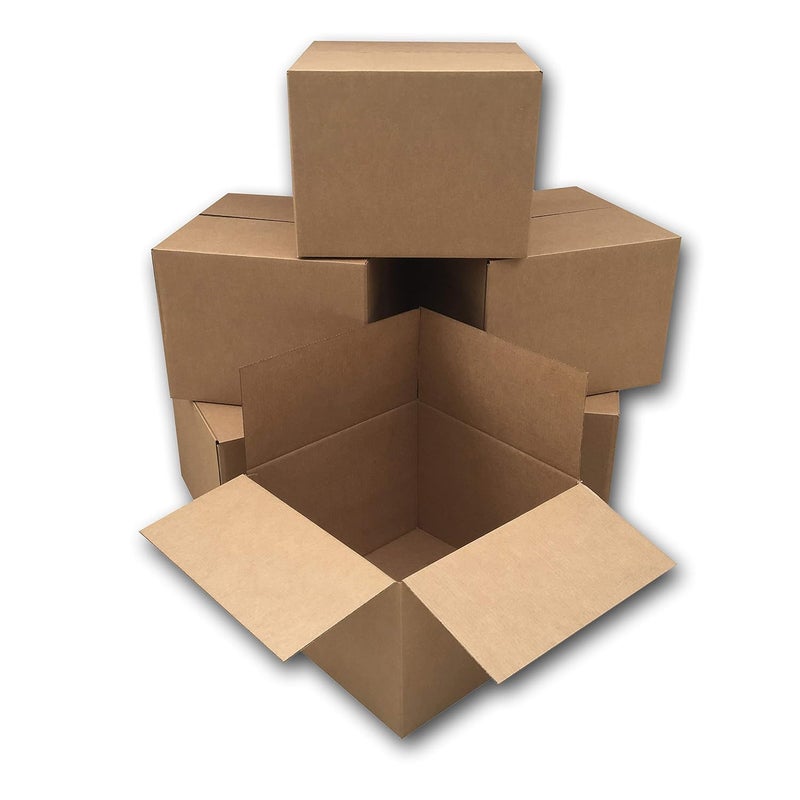 يو بوكسز uBoxes حزم صناديق النقل 20 بوصة × 20 بوصة × 15 بوصة (كبيرة - عبوة من 6) - Image 3