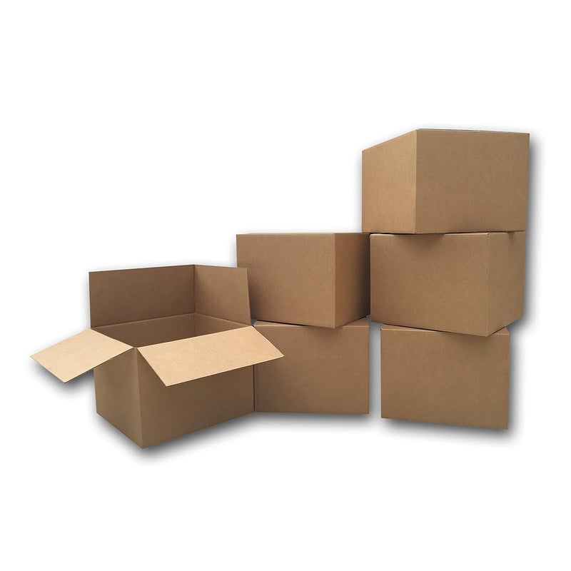 يو بوكسز uBoxes حزم صناديق النقل 20 بوصة × 20 بوصة × 15 بوصة (كبيرة - عبوة من 6) - Image 4