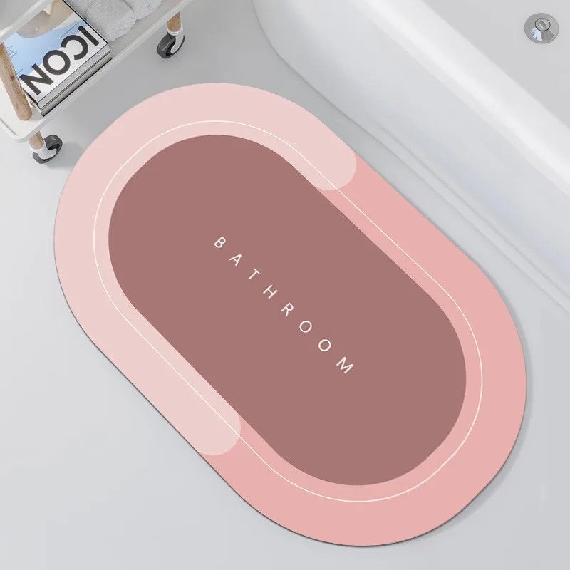 Y&D Mould Resistant Bath Mats: Quick Drying, Non-Slip, Super Absorbent, Soft & Comfy Bathroom Rugs for Shower Floor - Image 1